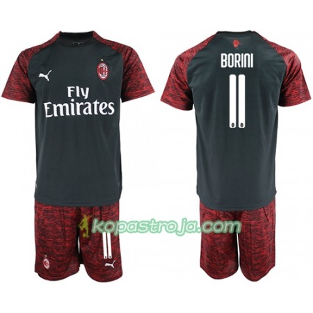 Billiga Fotbollströjor AC Milan Borini 11 Barn Tredje tröja 2018/19 Kortärmad